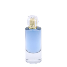 Wholesale customized noble elegant 100ml refillable round perfume bottles